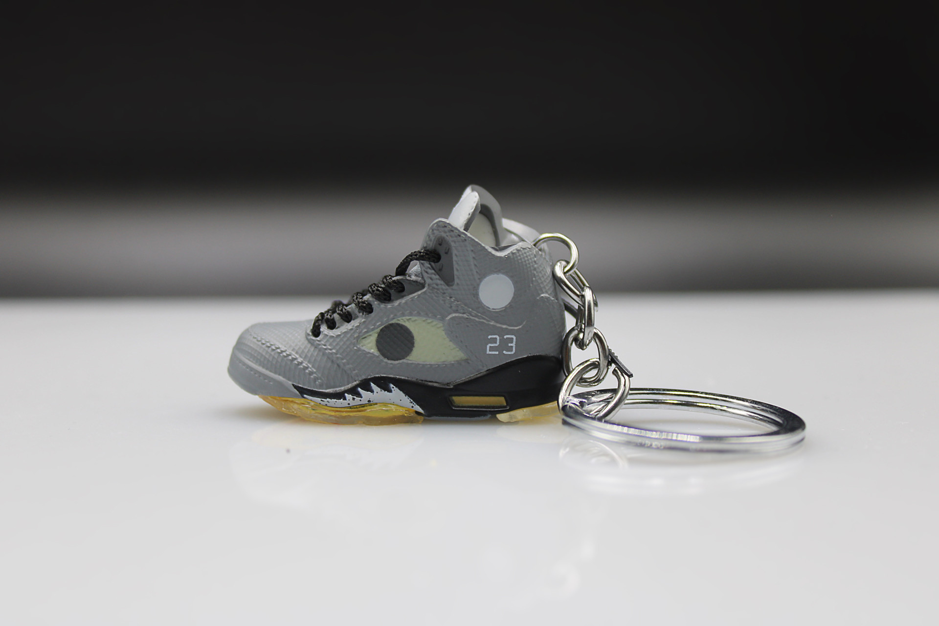 Porte-clés Sneakers 3D - Air Jordan 5 Retro X Off White - Muslin