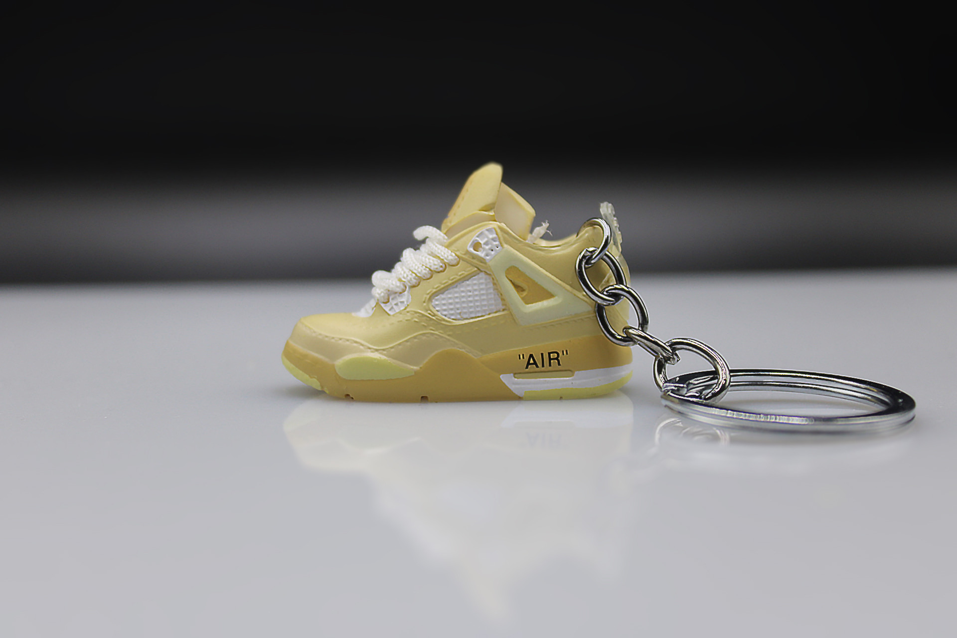 Porte-clés Sneakers 3D - Air Jordan 4 Retro Off-White - Sail